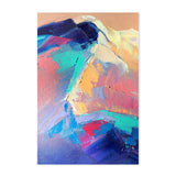 Peaks of Pastel, Style A, Hand-Painted Canvas