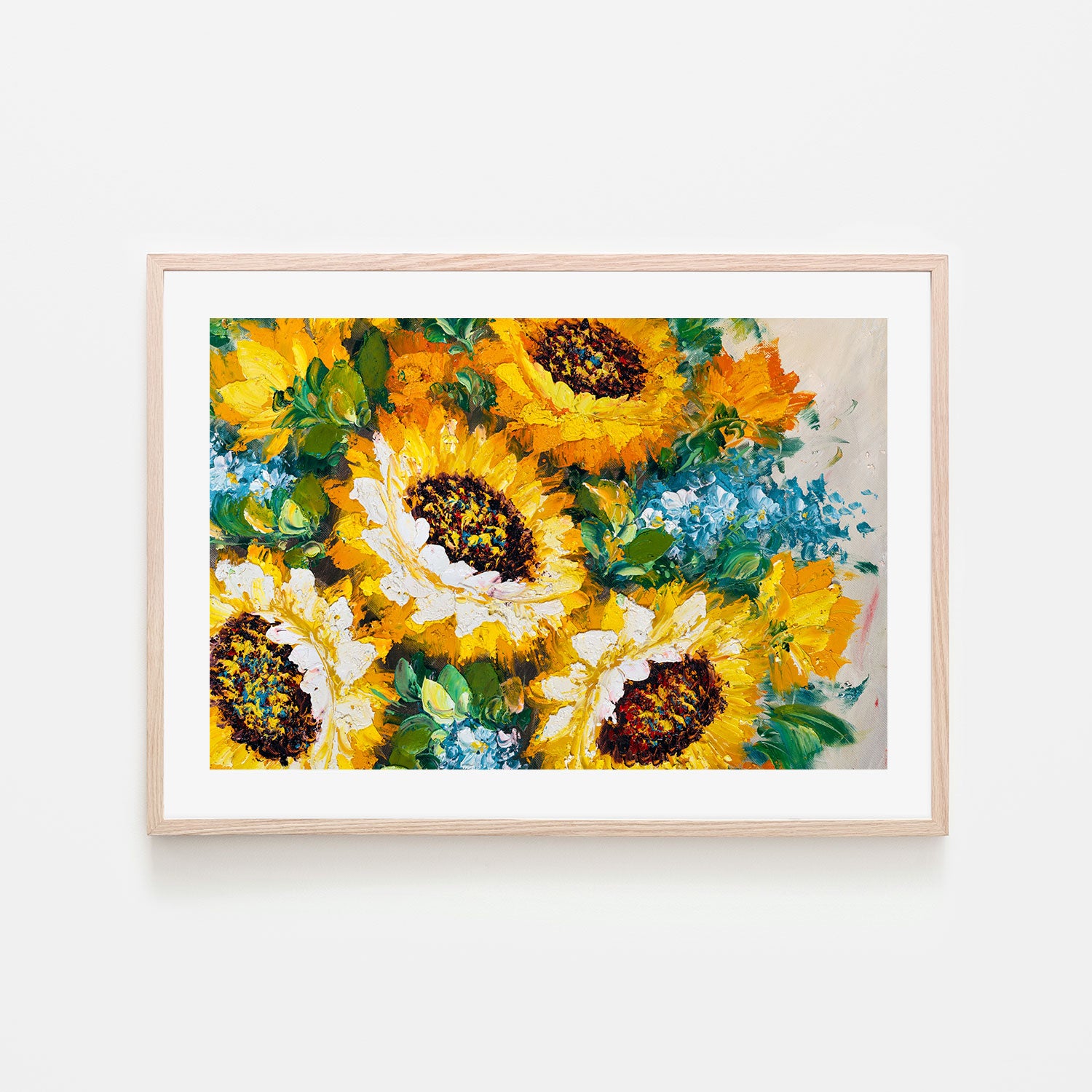 Daylight Daisies, Hand-Painted Canvas