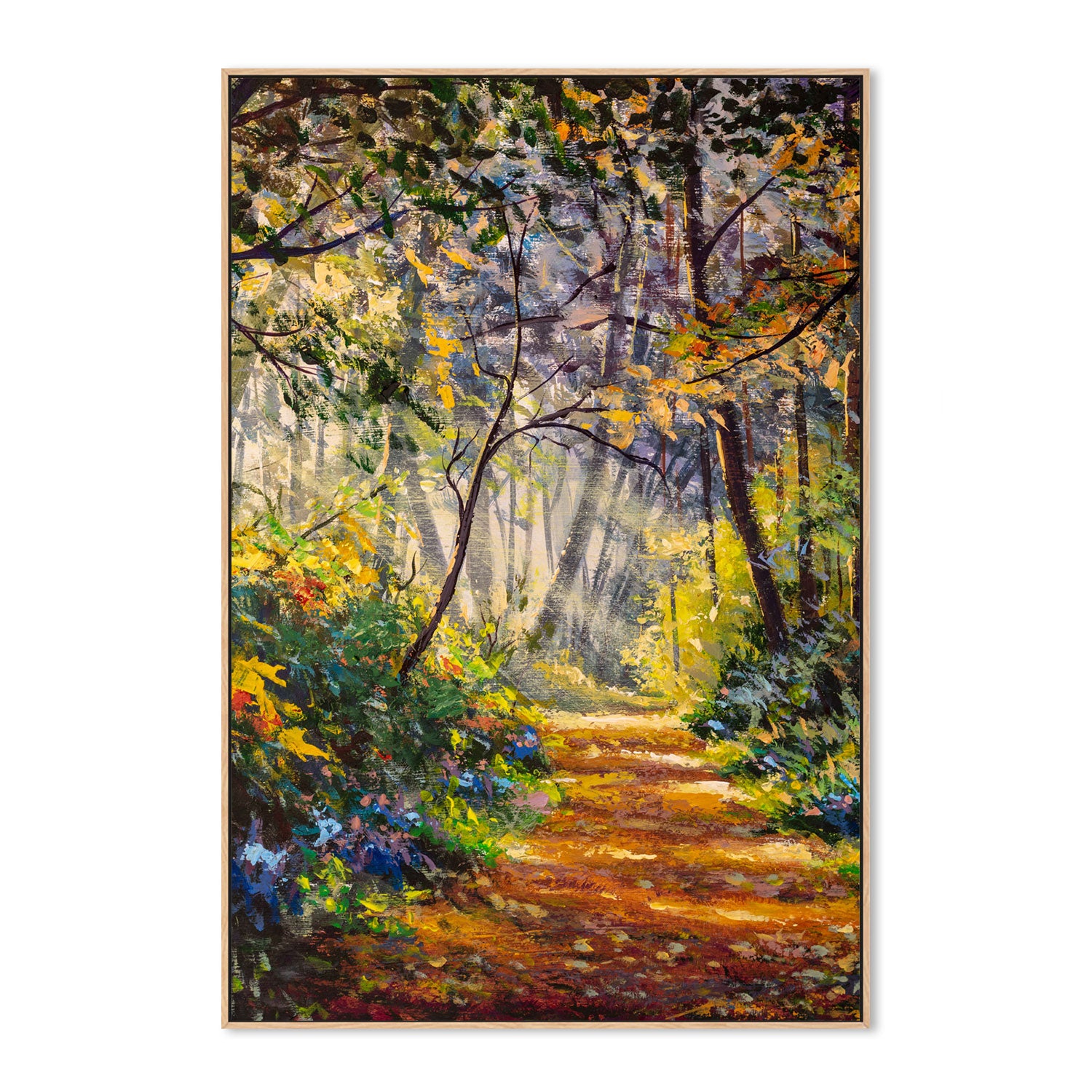 Entrance To The Forest, Hand-Painted Canvas