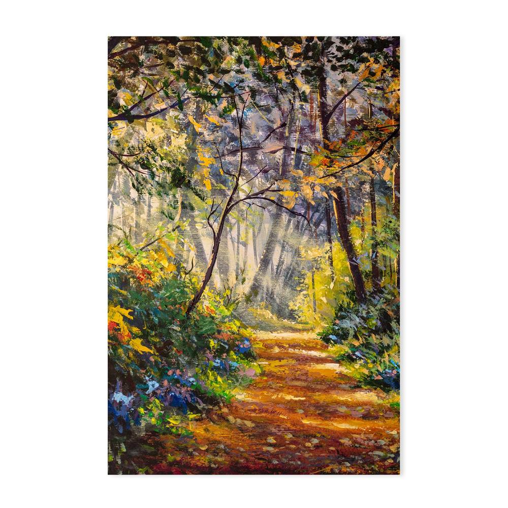 Entrance To The Forest, Hand-Painted Canvas