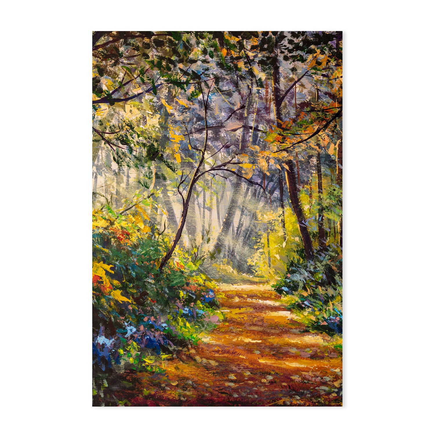 Entrance To The Forest, Hand-Painted Canvas