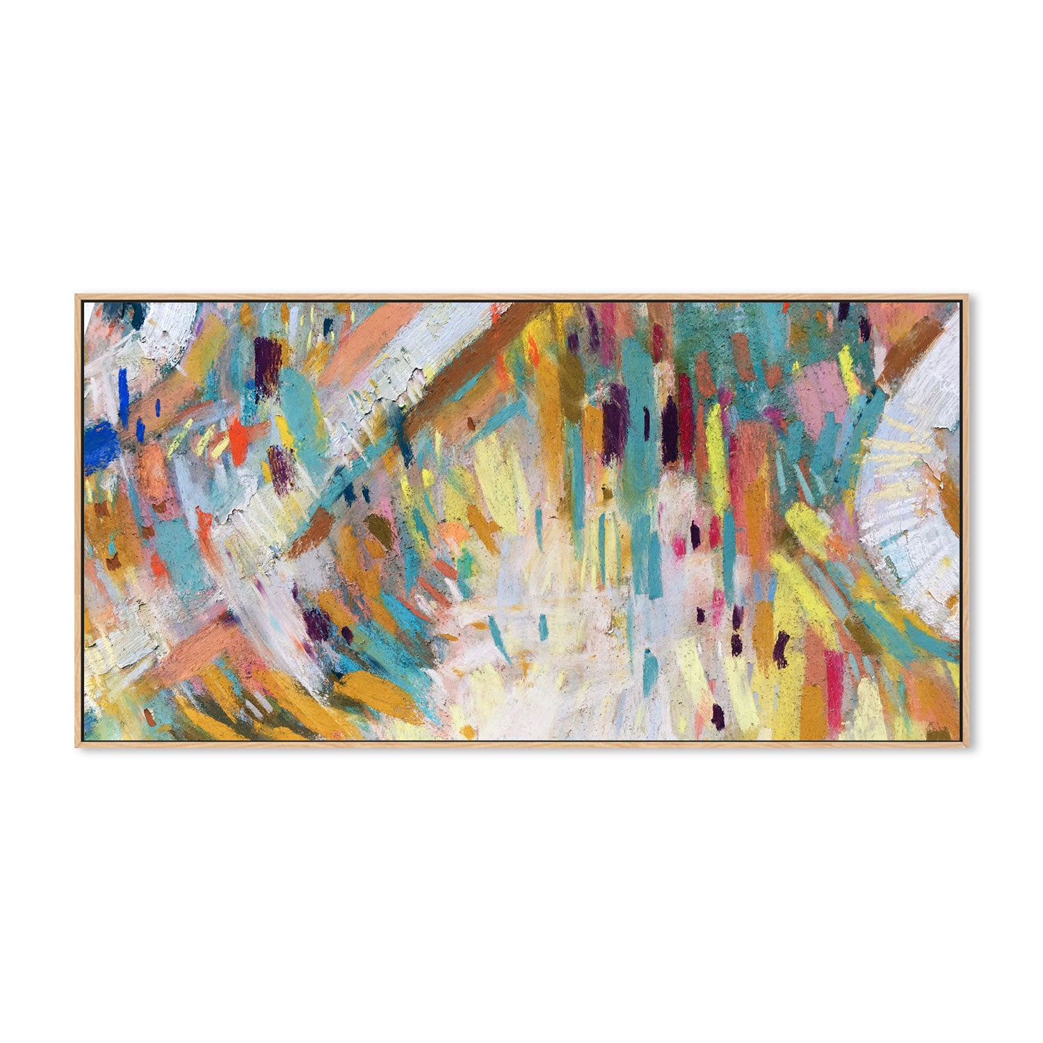 Scattered Colour, Hand-Painted Canvas