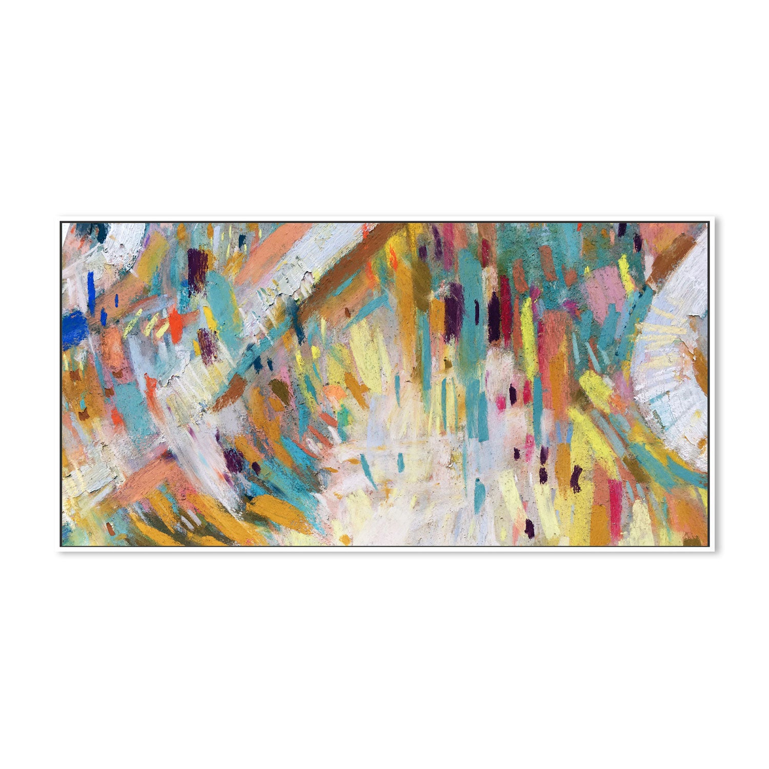 Scattered Colour, Hand-Painted Canvas