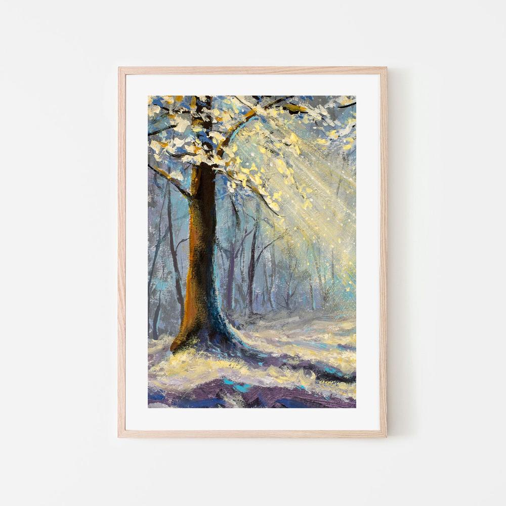 Shining Light, Hand-Painted Canvas
