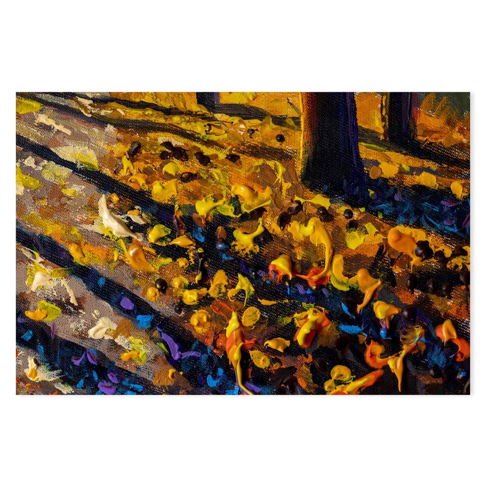 The Forests Surface, Hand-Painted Canvas
