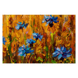 Blue With Envy, Hand-Painted Canvas