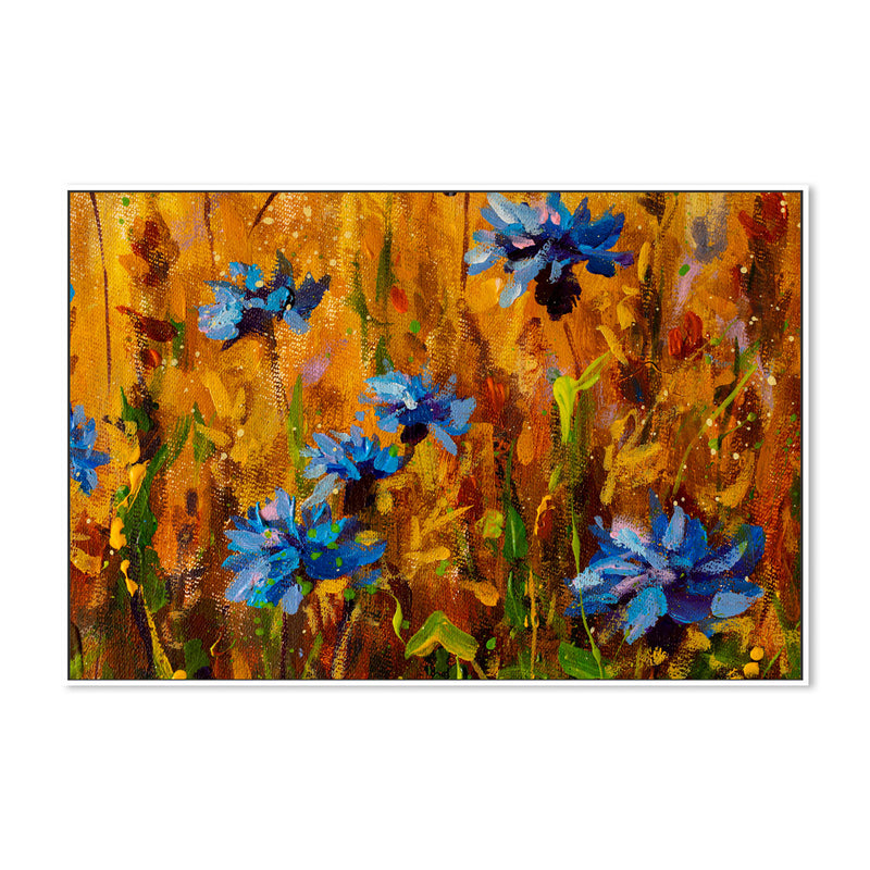 Blue With Envy, Hand-Painted Canvas