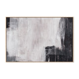 Shades of Black and Grey, Hand-Painted Canvas