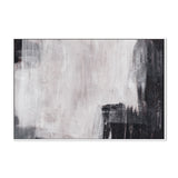 Shades of Black and Grey, Hand-Painted Canvas