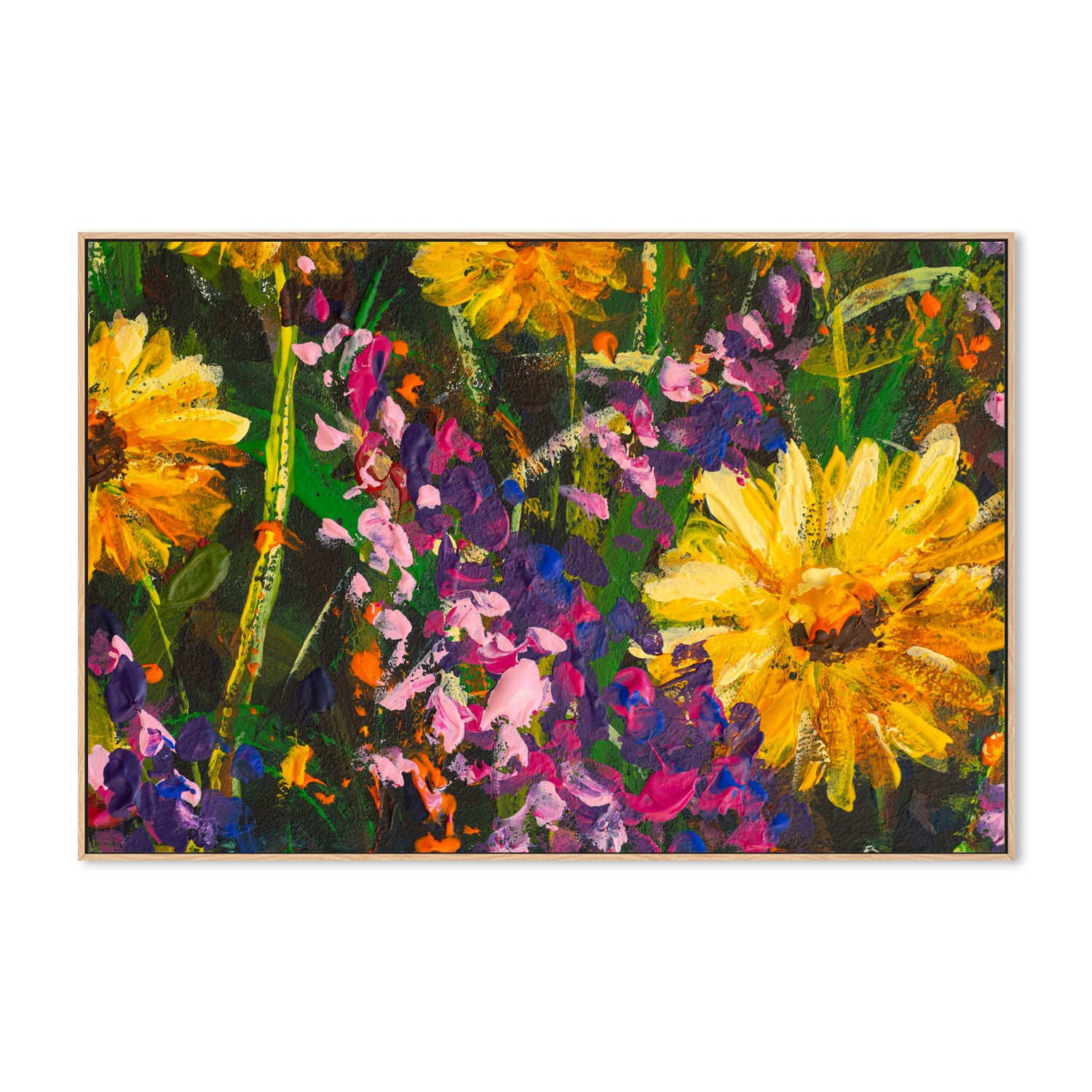 Fresh As A Daisy, Hand-Painted Canvas