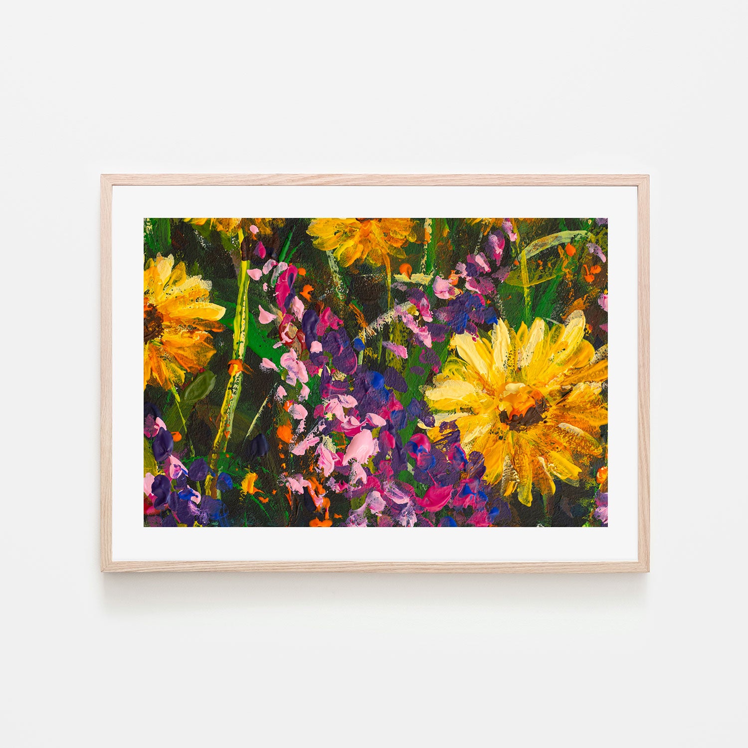 Fresh As A Daisy, Hand-Painted Canvas