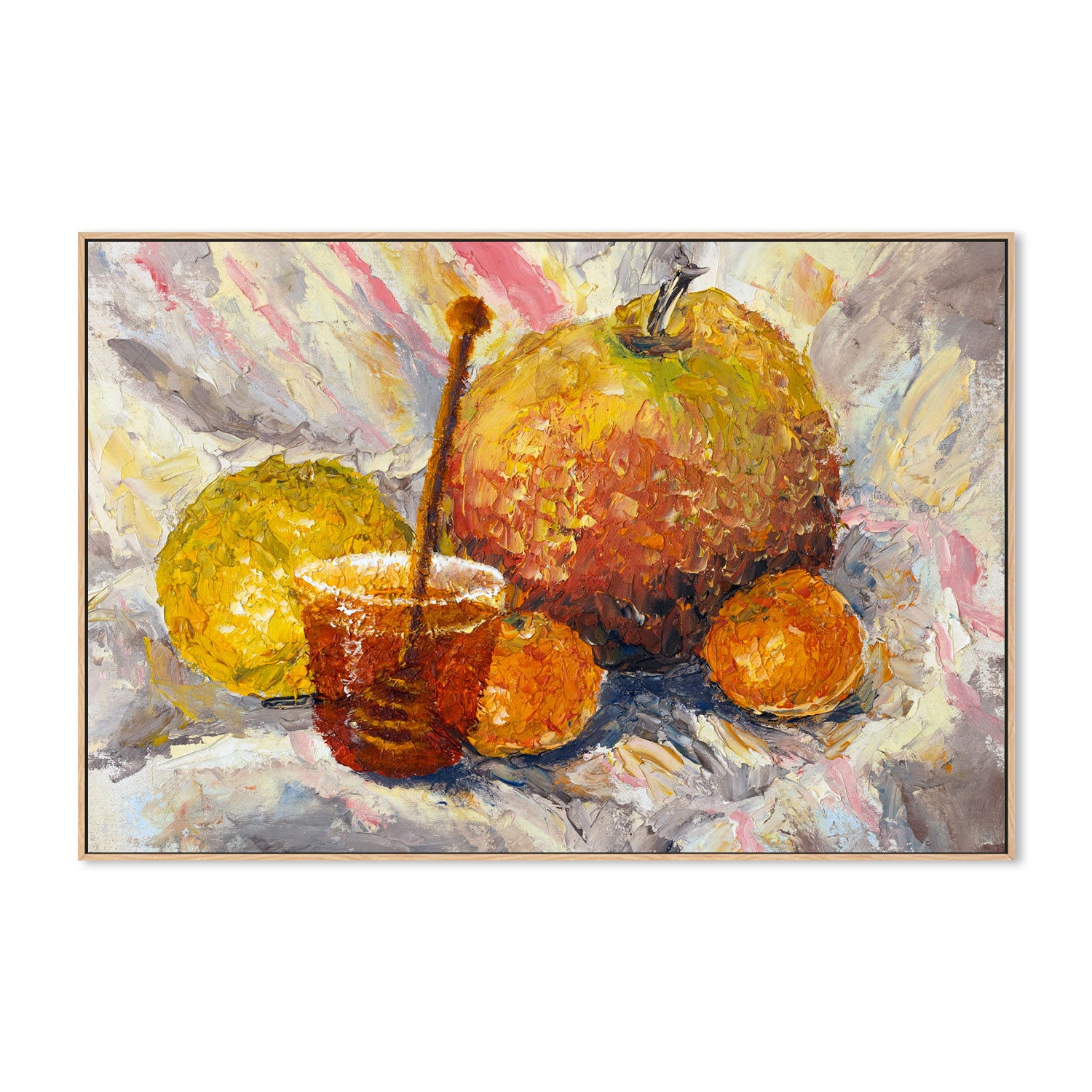 Citrus Selection, Style B, Hand-Painted Canvas