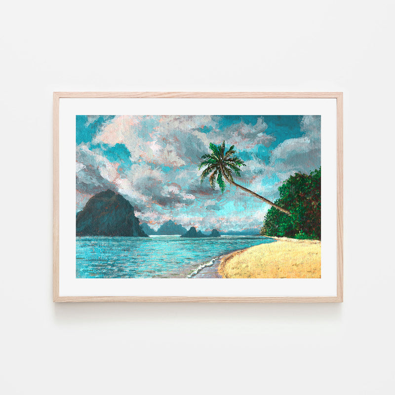 Hawaiian Sky, Style B, Hand-Painted Canvas