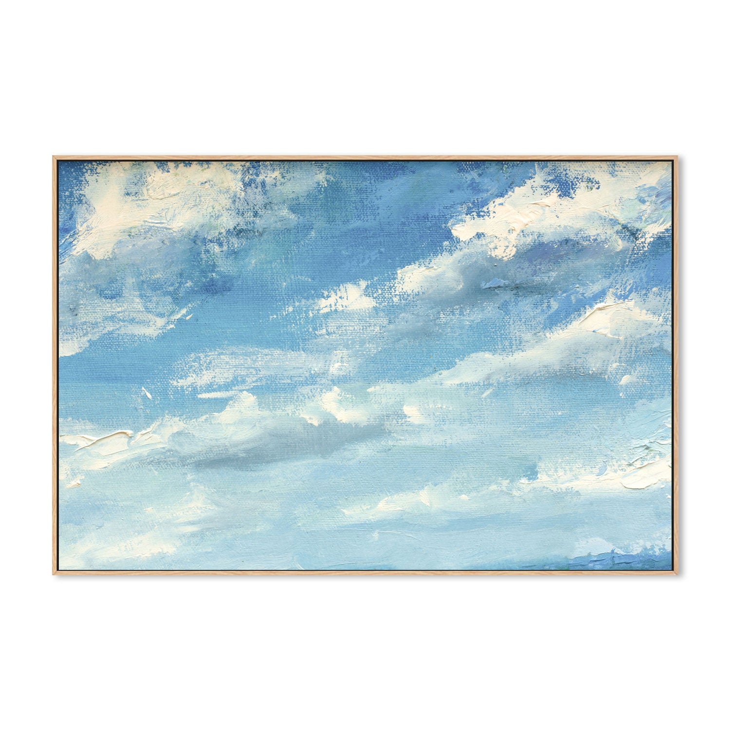 Cloudy Day, Style B, Hand-Painted Canvas
