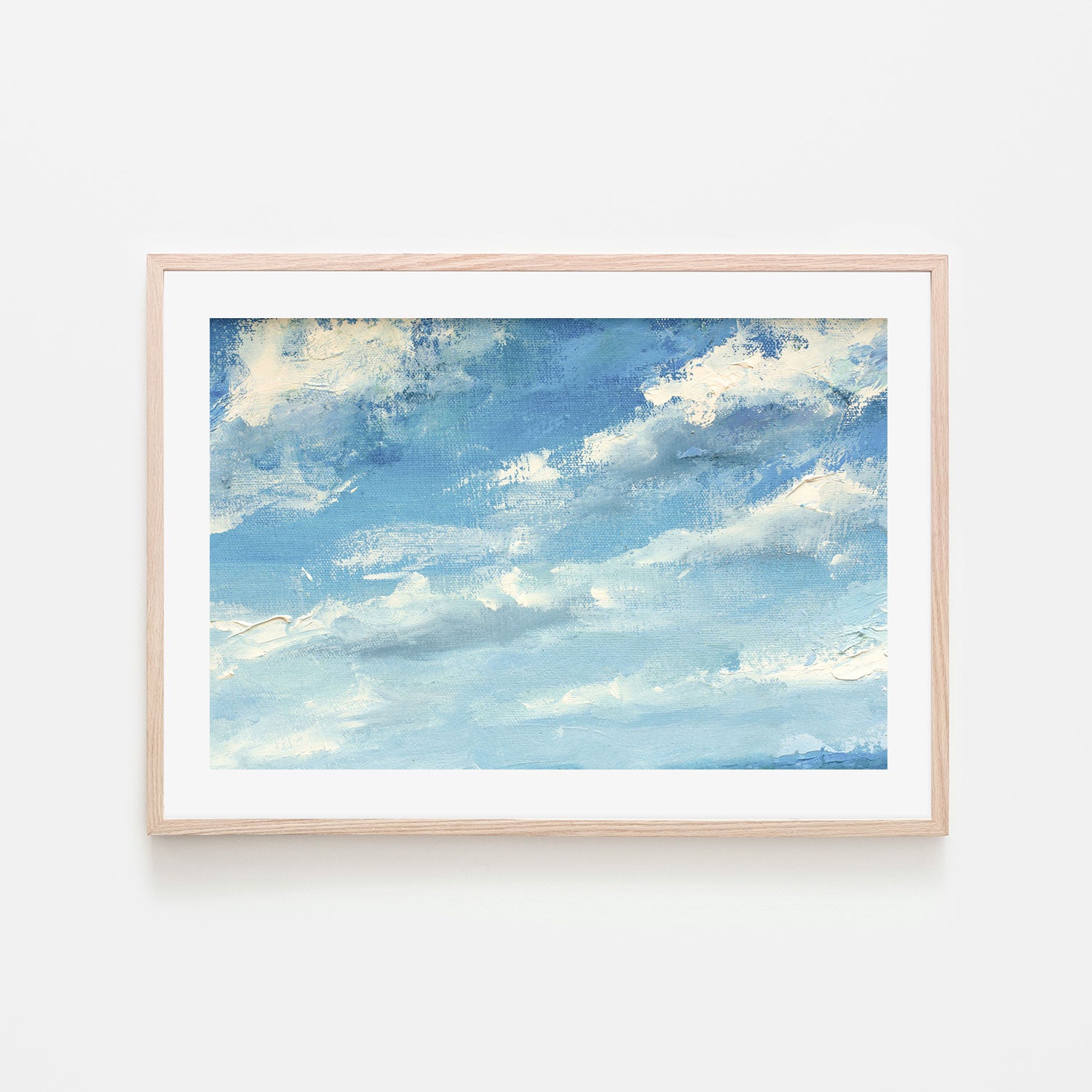 Cloudy Day, Style B, Hand-Painted Canvas