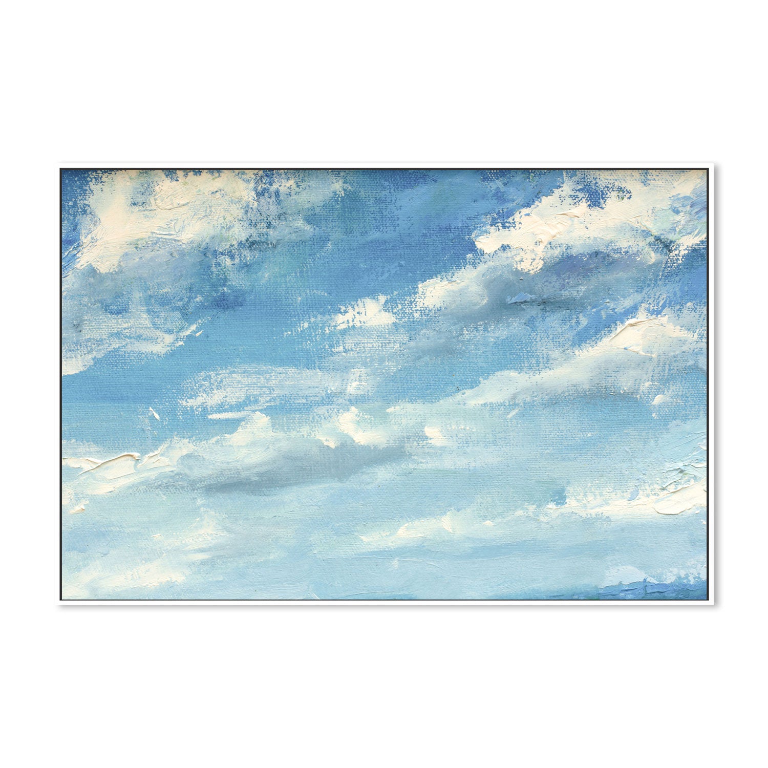 Cloudy Day, Style B, Hand-Painted Canvas