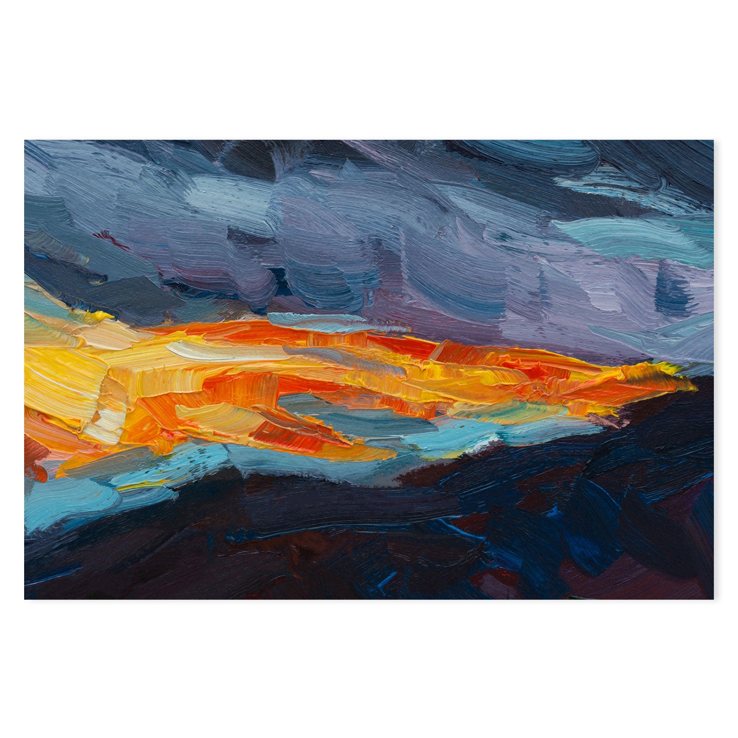 Playing With Fire, Style A , Hand-painted Canvas