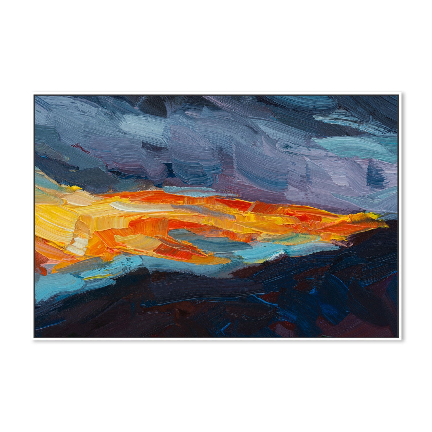Playing With Fire, Style A , Hand-painted Canvas