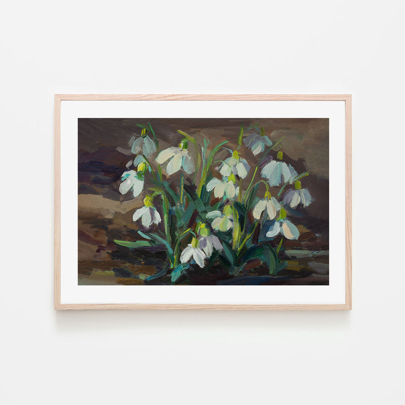 Sad Tulips , Hand-painted Canvas