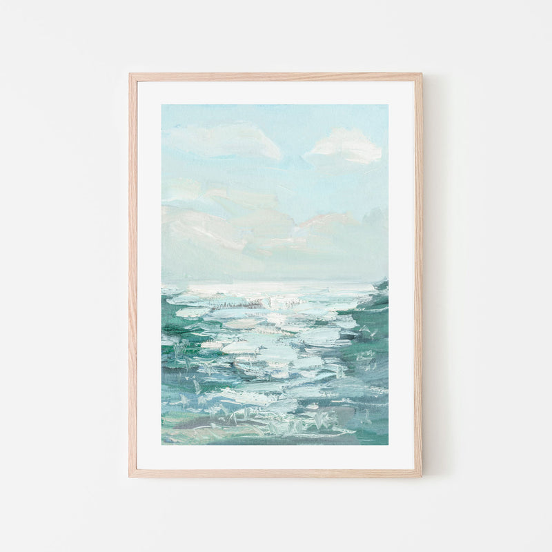 Glistening Water , Hand-painted Canvas