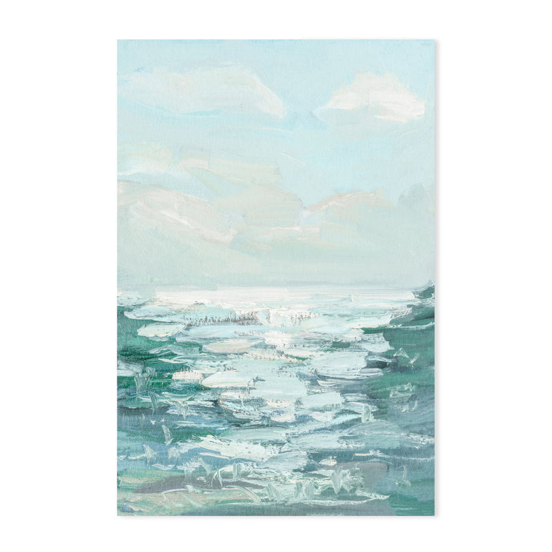 Glistening Water , Hand-painted Canvas
