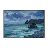 The Coast At Night , Hand-painted Canvas