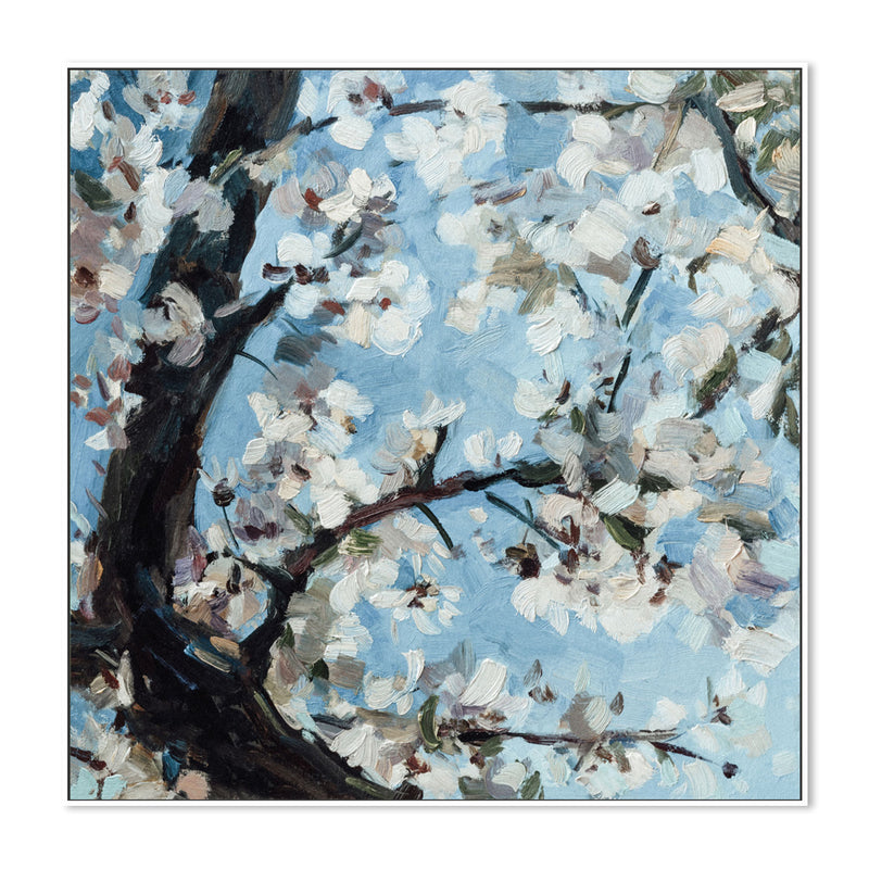 Blossoming Cherry Blossom Tree , Hand-painted Canvas
