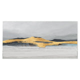 Gold Horizon , Hand-painted Canvas