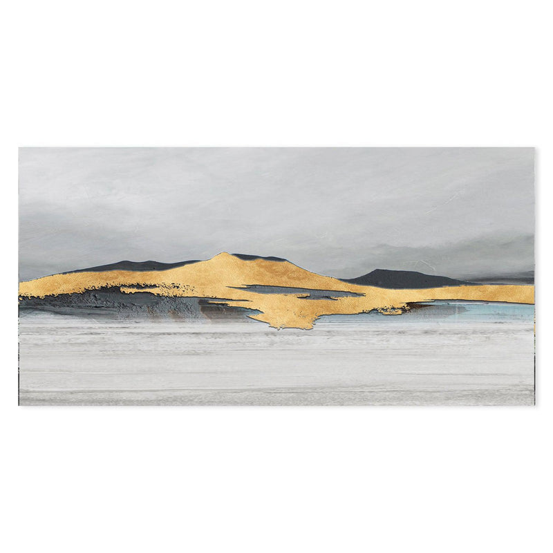 Gold Horizon , Hand-painted Canvas