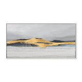 Gold Horizon , Hand-painted Canvas