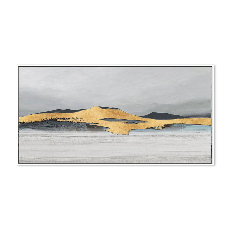 Gold Horizon , Hand-painted Canvas