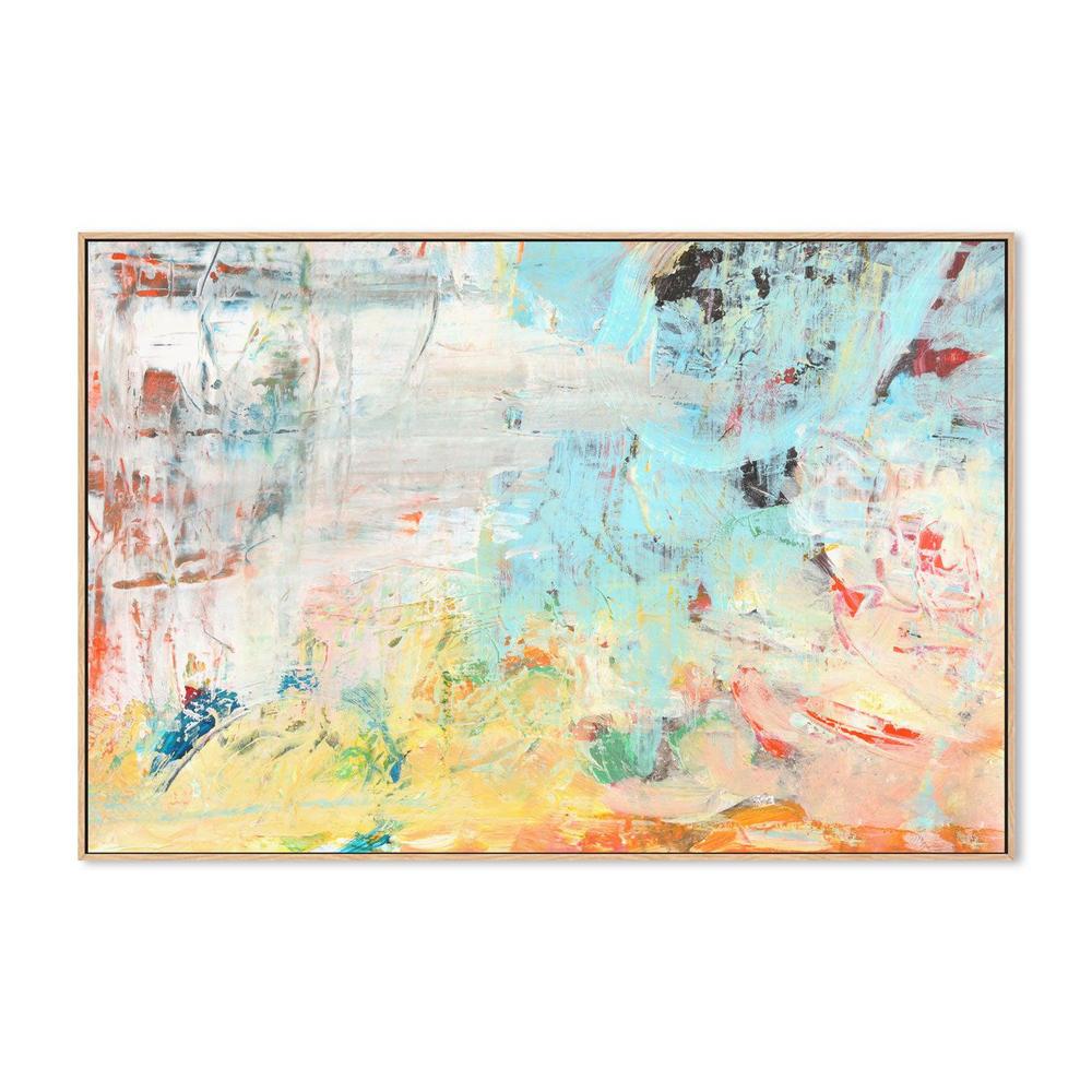 Pastel Love , Hand-painted Canvas
