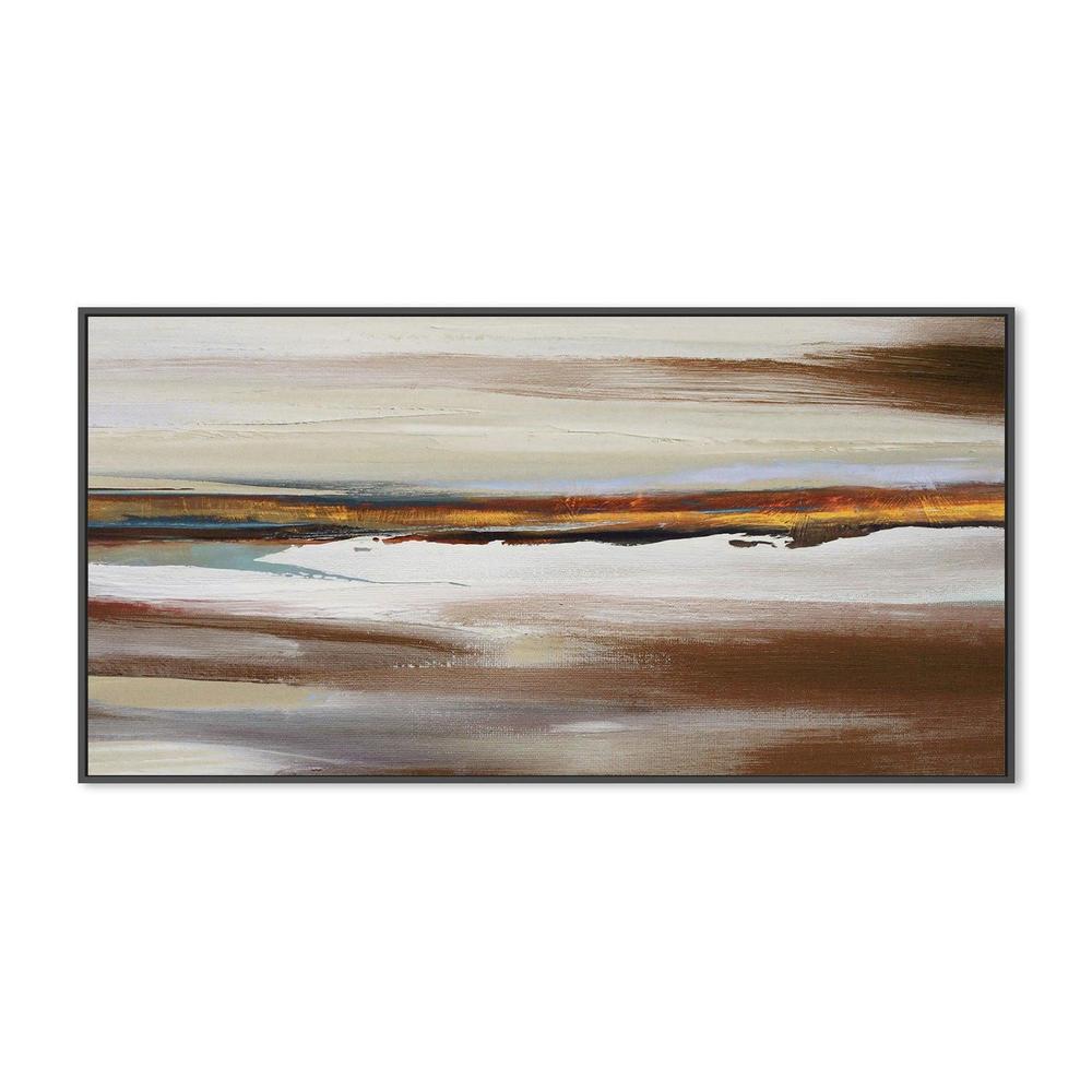 Brown Sand , Hand-painted Canvas