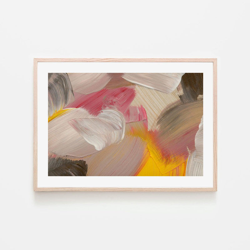 Blushing Yellow Love , Hand-painted Canvas