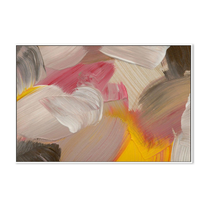 Blushing Yellow Love , Hand-painted Canvas