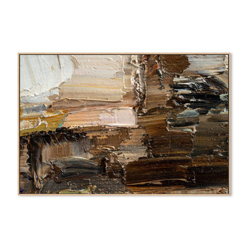 Brown Ambition , Hand-painted Canvas