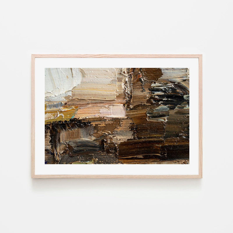 Brown Ambition , Hand-painted Canvas