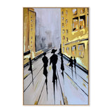Date Night , Hand-painted Canvas