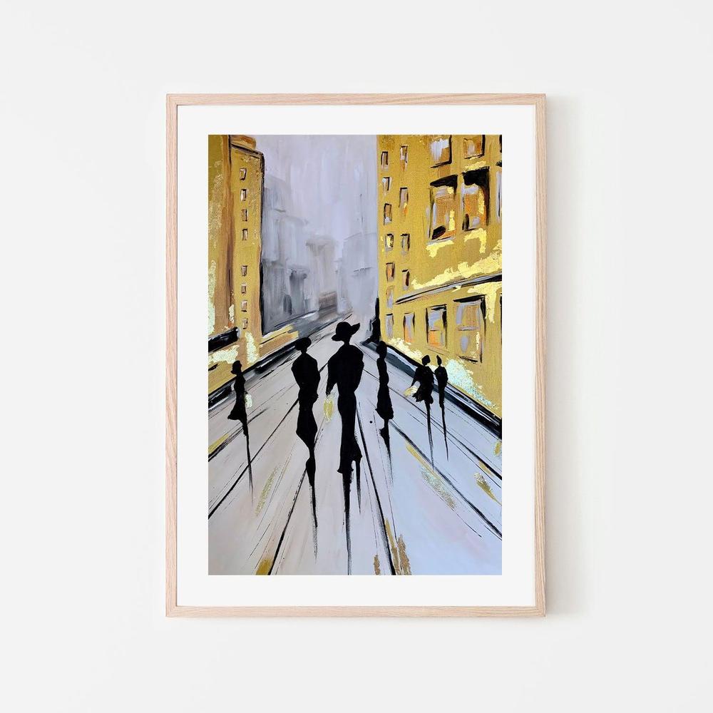 Date Night , Hand-painted Canvas