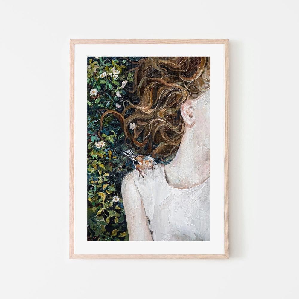 Day Dreaming , Hand-painted Canvas