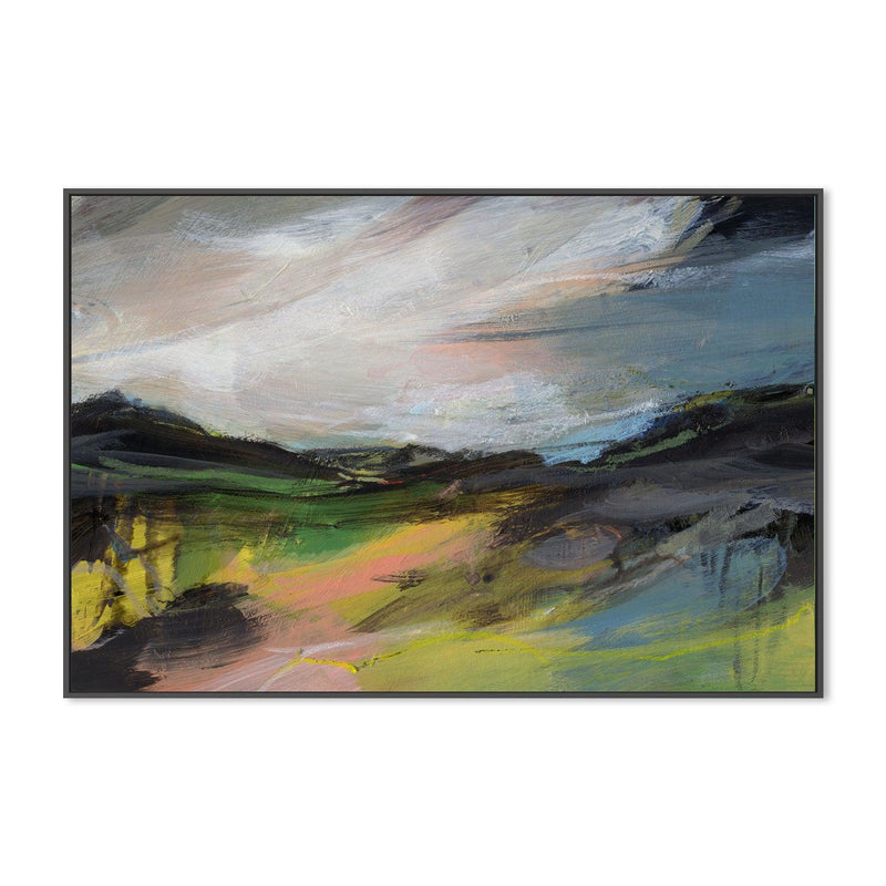 Over The Field , Hand-painted Canvas