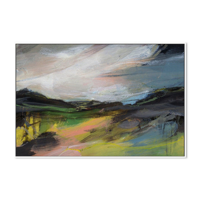 Over The Field , Hand-painted Canvas