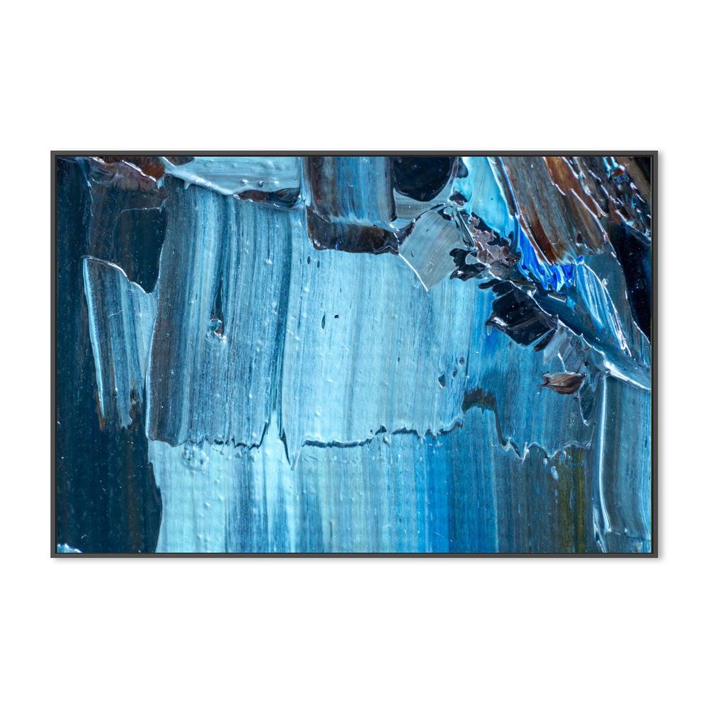 Sky Blue , Hand-painted Canvas