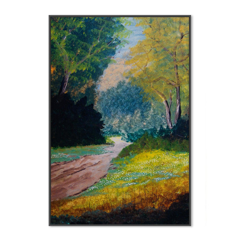 Follow The Path , Hand-painted Canvas