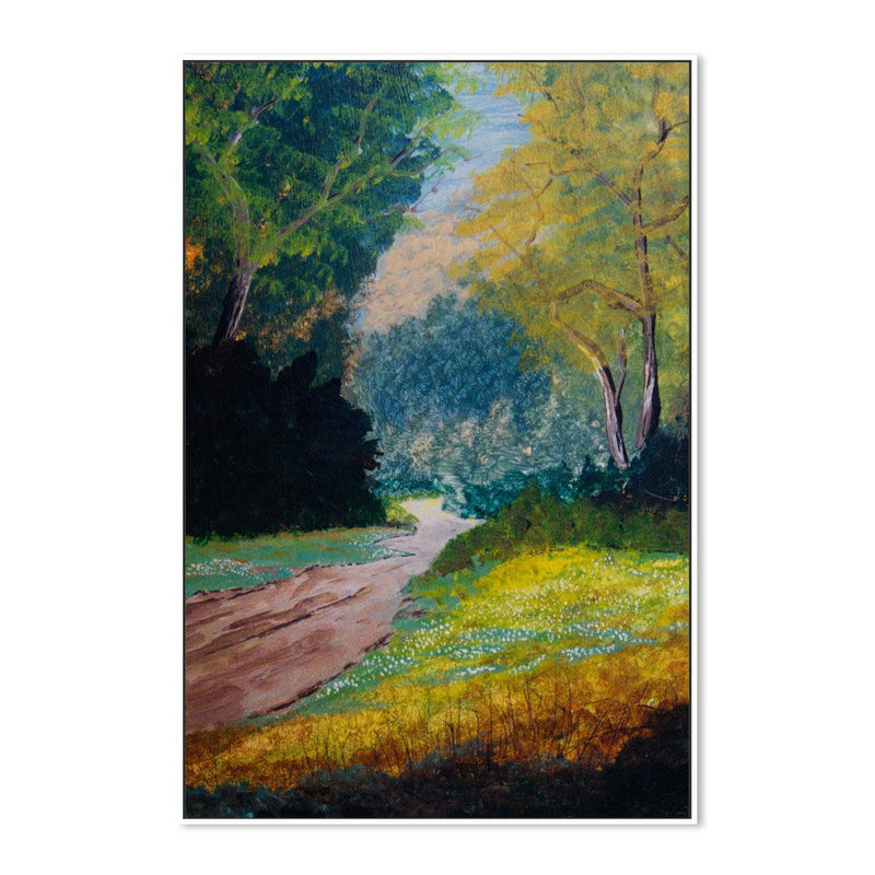 Follow The Path , Hand-painted Canvas