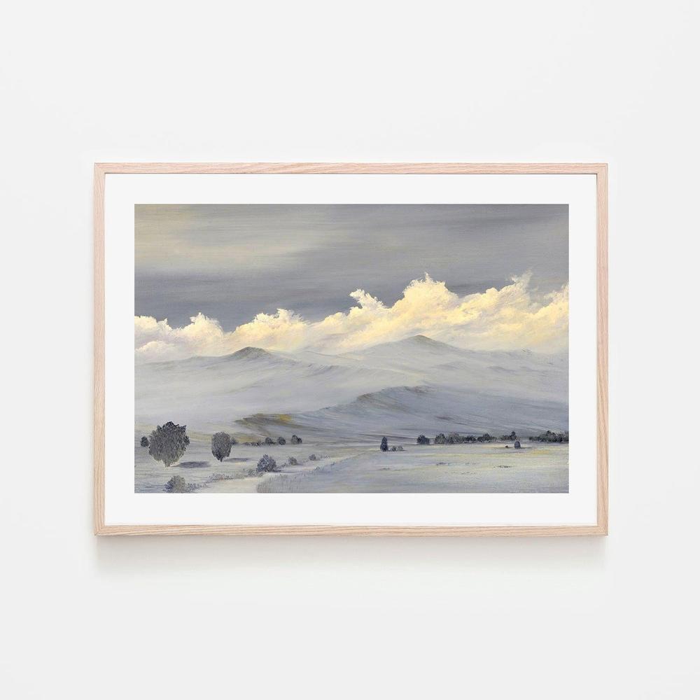 Frosty Morning , Hand-painted Canvas