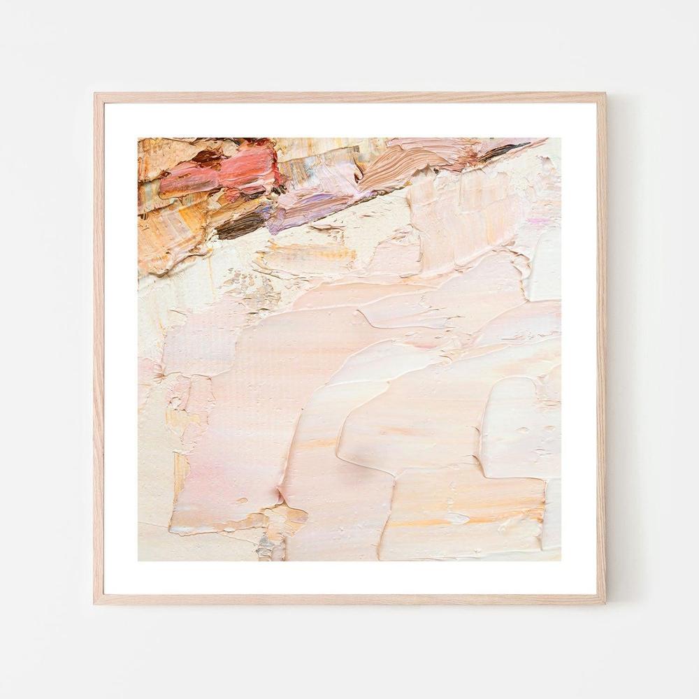 Creamy , Hand-painted Canvas