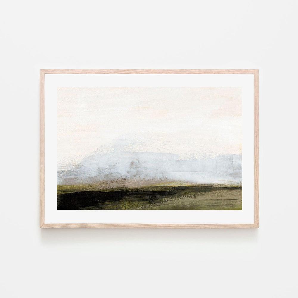 Quiet Land , Hand-painted Canvas