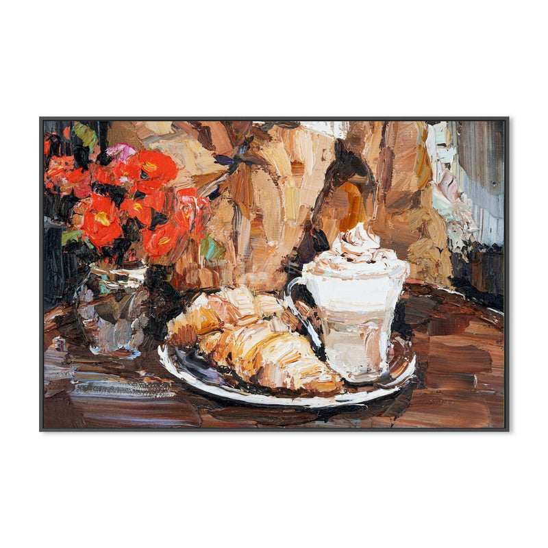 Breakfast Time , Hand-painted Canvas