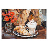 Breakfast Time , Hand-painted Canvas